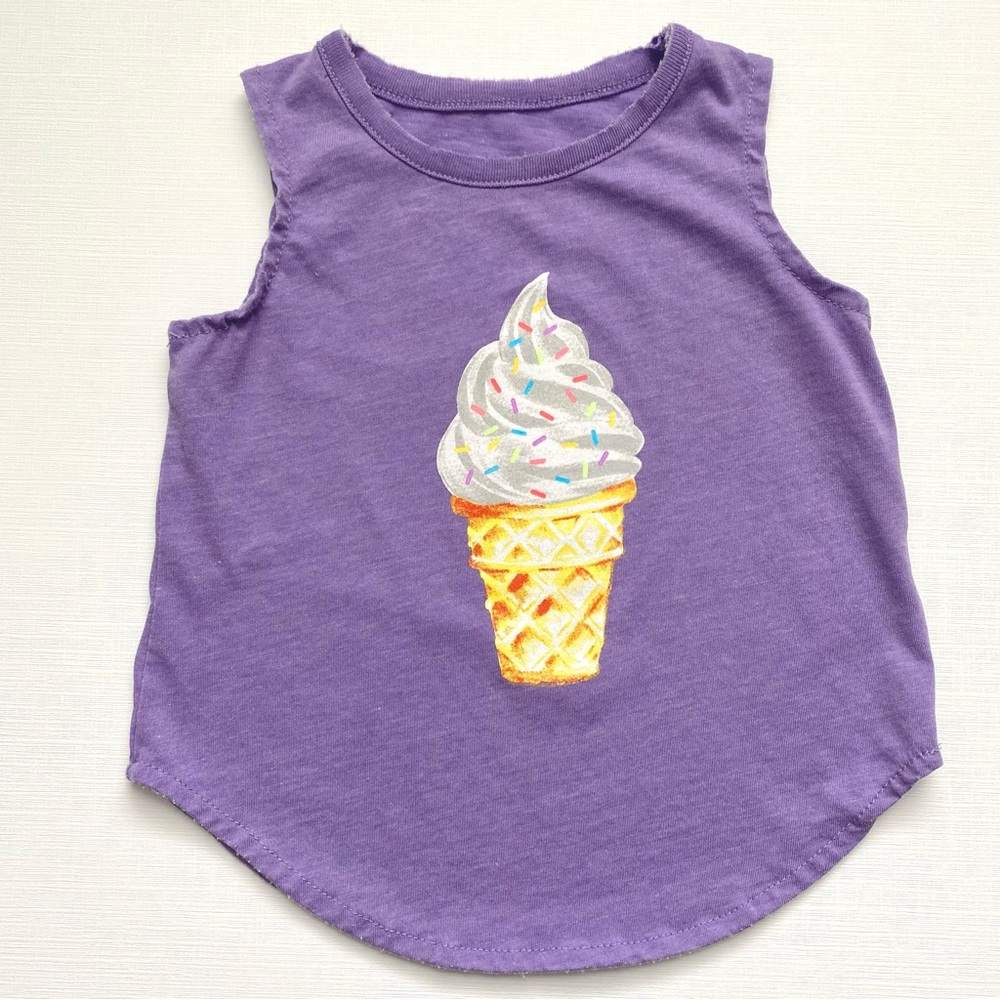 Chaser Toddler Girl Sprinkles Ice Cream Cone Tank - 2 Years